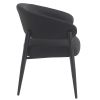 BRONSON-DINING CHAIR-BLACK
