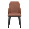 KASH-SIDE CHAIR-SADDLE PU