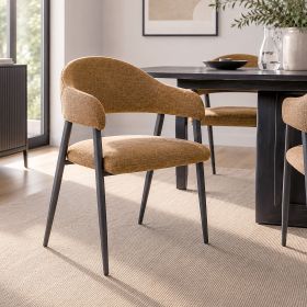 ALFIE-DINING CHAIR-CARAMEL