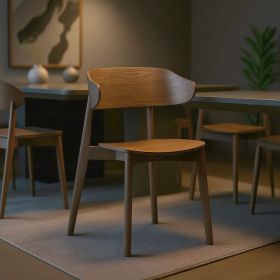 KHARI-DINING CHAIR-WALNUT