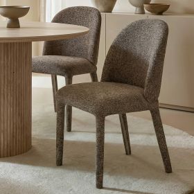 KIARA-DINING CHAIR-BROWN