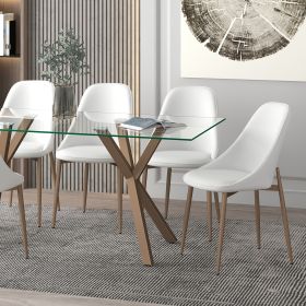 CLEO-SIDE CHAIR-WHITE