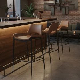 ICONA-30" BAR STOOL-SADDLE_BLACK