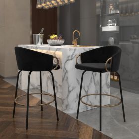 LAVO-26'' COUNTER STOOL-BLACK