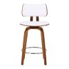 ZUNI-26' COUNTER STOOL PU-WHITE