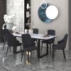 GAVIN_KASH BLK-7PC DINING SET
