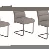 ZILO LARGE BK_BRODI CH-5PC DIINING SET