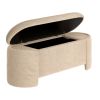 SELENE-STORAGE OTTOMAN-DARK BEIGE