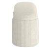 CYBIL-STORAGE OTTOMAN-IVORY