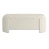 CYBIL-STORAGE OTTOMAN-IVORY