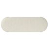 CYBIL-STORAGE OTTOMAN-IVORY