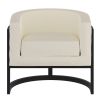 ZHURI-ACCENT CHAIR-IVORY