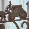 Vintage Style Horse and Stagecoach Bell Rustic Decor for Equestrian
