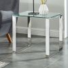 ZEVON-ACCENT TABLE-SILVER