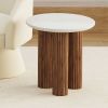 JILSA-ACCENT TABLE-WALNUT