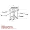 STRATA-ACCENT TABLE-CHROME
