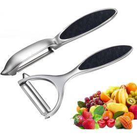 Vegetable Peeler Set, Stainless Steel Multi-Function Potato & Fruit Peelers, Y And I Shape Swivel Blades For Kitchen Use