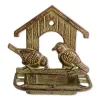 Wall Mounted Cast Iron Bird Feeder Durable Outdoor Bird Feeding Station