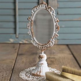Vintage Victorian Tabletop Mirror Ornate Antique Style Vanity Mirror for Home