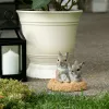 Whimsical Peek A Boo Garden Bunnies Decor Perfect for Spring and Easter