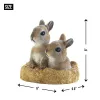 Whimsical Peek A Boo Garden Bunnies Decor Perfect for Spring and Easter