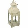Vintage White Lace Victorian Lantern Elegant Decorative Lighting Fixture