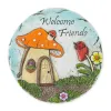 Welcome Friends Garden Stepping Stone Outdoor Decorative Pathway Stone