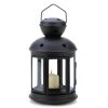 Vintage Style Black Colonial Candle Lamp Rustic Home Decor Lighting Fixture