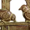 Wall Mounted Cast Iron Bird Feeder Durable Outdoor Bird Feeding Station