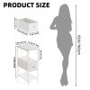 nightstand-with-charging-station-and-rgb-led-light-narrow-end-table-with-fabric-drawer-and-mesh-shelf-white