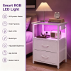 nightstand-with-charging-station-glass-top-end-table-with-rgb-led-light