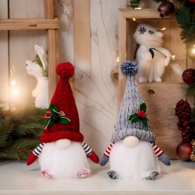 2pcs-red-gray-gnome-figurine-set-heavyduty-plastic-indoor-christmas-new-year-decorations