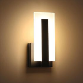 Hardwire Modern Wall Sconces with 7W Acrylic LED Wall Light Brightness Suitable for any Room, (Warm White 3000K 1 Pack).