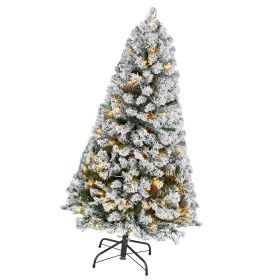 christmas-tree-4ft-prelit-flocked-artificial-tree-full-holiday-xmas-deco-trees-with-120-warm-white-led-lights
