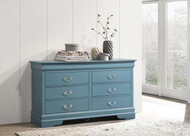 Glory Furniture LouisPhillipe G02180-D Dresser , Teal