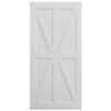 CRAZY ELF 36" x 84" "K" Style Real Primed Door Slab, DIY Panel Door, Modern Interior Barn Door, Moisture-proof, Anti-deformation