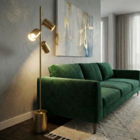 harmony-brassed-gold-floor-lamp-with-rotary-switch-triple-spots-metal-block-base