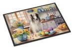 NEW Decorating Easter Borzoi Front Door Mat Indoor Outdoor Rugs for Entryway, Non Slip Washable Low Pile, 18H X 27W