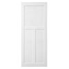 CRAZY ELF 28" x 84" "T" Style Real Primed Door Slab, DIY Panel Door, Modern Interior Barn Door, Water-proof, Anti-deformation