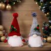 2pcs-red-gray-gnome-figurine-set-heavyduty-plastic-indoor-christmas-new-year-decorations