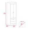 Armoire Tarento, Bedroom, Light Gray