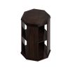31.5 "Octagonal Black Walnut Rubber wood Set of Two Coffee Table, Coffee Table, Living Room Bedroom(Set of Two Pieces)
