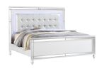 Sterling Full 5 PC LED Bedroom set made with wood in White Color