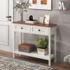 farmhouse-style-console-table-with-2-drawer-and-bottom-storage-shelf-for-entryway-rustic-side-table-with-storage-drawer-and-shelf