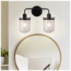 This wall sconce allow to be installed up or down, premium black lamp holder , simple and elegant