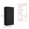 crete-2-piece-bedroom-set-armoire-drawer-dresser-black-pine