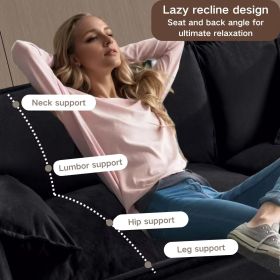 Deep Seat Luxury 2 Piece Loveseat Couch & Sofa Armchair Set
