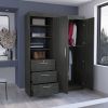 Armoire Rumanu, Bedroom, Smokey Oak