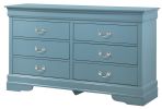 Glory Furniture LouisPhillipe G02180-D Dresser , Teal