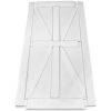 CRAZY ELF 32" x 80" Star Style Real Primed Door Slab, DIY Panel Door, Modern Interior Barn Door, Moisture-proof, Anti-deformation